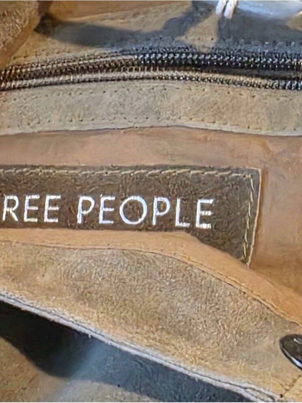 NWT Free People Bobbi Slouch Suede Tote Bag - Picture 3 of 3